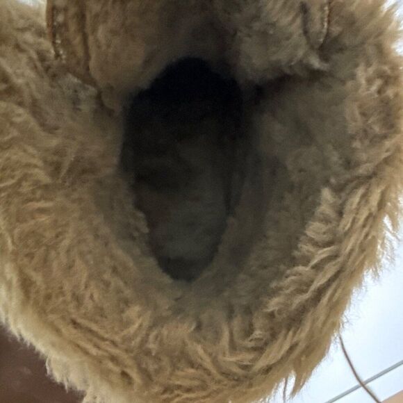 Pikolinos Womens Fur-Lined Leather Ankle Boots Size 37 With Lace-Up & Block Heel - Picture 7 of 7